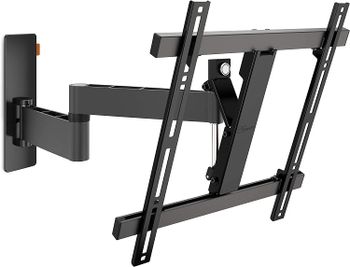 Vogel's WALL 3245 Black, TV wall mount bracket for 32 - 55 Inch TVs, Swivel and tilt 180º, Max 20 kg and up to VESA 400x400