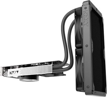 NZXT Kraken G12 - GPU Mounting Kit for Kraken X Series AIO - Enhanced GPU Cooling - AMD and NVIDIA GPU Compatibility - Active Cooling for VRM, White