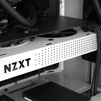 NZXT Kraken G12 - GPU Mounting Kit for Kraken X Series AIO - Enhanced GPU Cooling - AMD and NVIDIA GPU Compatibility - Active Cooling for VRM, White