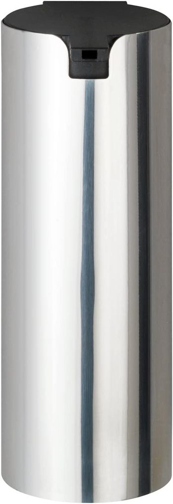 Soap dispenser, Adhesive hold, Stainless steel, 6 x 16.5 x 8 cm, Silver