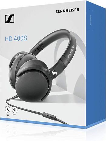 Sennheiser HD 400S Closed Back, Around Ear Headphone with Smart Remote for Calls/Music