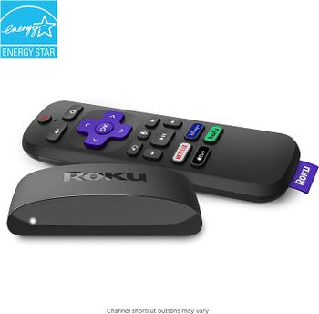 Roku Express 4K+ 2021 | Streaming Media Player HD/4K/HDR with Smooth Wireless Streaming and Roku Voice Remote with TV Controls, includes Premium HDMI Cable