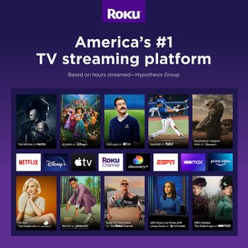 Roku Express 4K+ 2021 | Streaming Media Player HD/4K/HDR with Smooth Wireless Streaming and Roku Voice Remote with TV Controls, includes Premium HDMI Cable