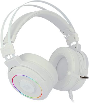 Redragon LAMIA 2 white, USB RGB Gaming Headset w/stand/White