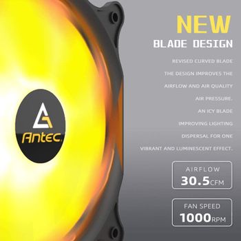 Antec F12 RGB Cabinet Fan (Single Pack) Multi color