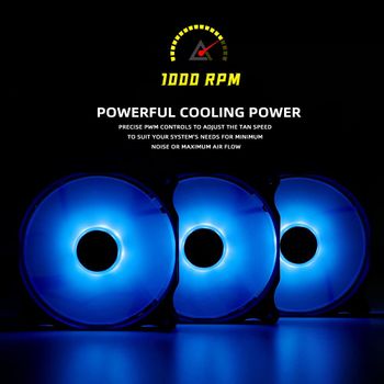 Antec F12 RGB Cabinet Fan (Single Pack) Multi color