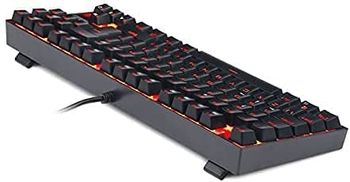 Redragon K552-2 87 Keys 60% Small Tkl Mechanical Gaming Keyboard (Black Red Led Backlit)/Multi color/one size