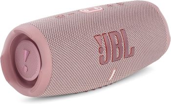 JBL Charge 5 Portable Speaker, Built-In Powerbank, Powerful JBL Pro Sound, Dual Bass Radiators, 20H of Battery, IP67 Waterproof and Dustproof, Wireless Streaming, Dual Connect - Blue, JBLCHARGE5BLU Blue