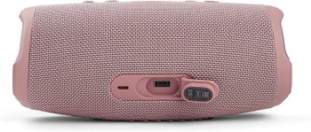 JBL Charge 5 Portable Speaker, Built-In Powerbank, Powerful JBL Pro Sound, Dual Bass Radiators, 20H of Battery, IP67 Waterproof and Dustproof, Wireless Streaming, Dual Connect - Pink, JBLCHARGE5PINK