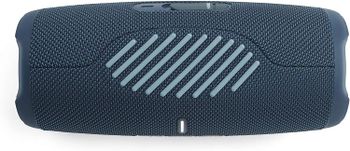 JBL Charge 5 Portable Speaker, Built-In Powerbank, Powerful JBL Pro Sound, Dual Bass Radiators, 20H of Battery, IP67 Waterproof and Dustproof, Wireless Streaming, Dual Connect - Blue, JBLCHARGE5BLU Blue