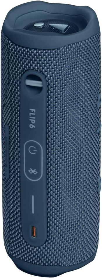 JBL Flip 6 Portable IP67 Waterproof Speaker with Bold JBL Original Pro Sound, 2-Way Speaker, Powerful Sound and Deep Bass, 12 Hours Battery, Safe USB-C Charging Protection - Black, JBLFLIP6BLK