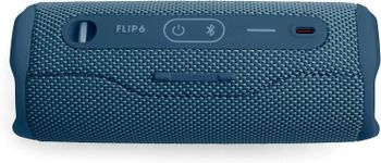 JBL Flip 6 Portable IP67 Waterproof Speaker with Bold JBL Original Pro Sound, 2-Way Speaker, Powerful Sound and Deep Bass, 12 Hours Battery, Safe USB-C Charging Protection - Blue, JBLFLIP6BLU