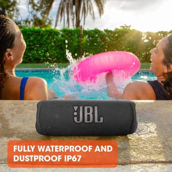 JBL Flip 6 Portable Bluetooth Speaker with 2-way speaker system and powerful JBL Original Pro Sound, up to 12 hours of playtime, in red, JBLFLIP6RED