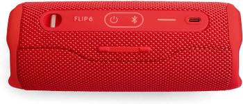 JBL Flip 6 Portable Bluetooth Speaker with 2-way speaker system and powerful JBL Original Pro Sound, up to 12 hours of playtime, in red, JBLFLIP6RED