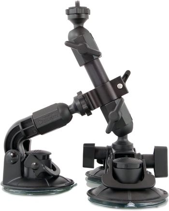 Delkin Devices Fat Gecko Triple Suction Camera Mount , Black