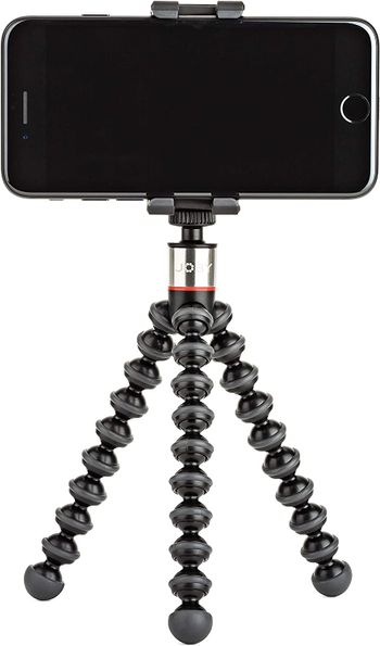 Joby GripTight ONE GorillaPod Stand flexible Tripod and Mount for Smartphones from iPhone SE to iPhone 8 Plus, Google Pixel, Samsung Galaxy S8 JB01491- Black