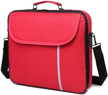 Laptop bag, Datazone shoulder bag 14.1 inch Red with Norton N360 Deluxe 50 GB PC cloud backup AR 1 user 3+2 Device./Red