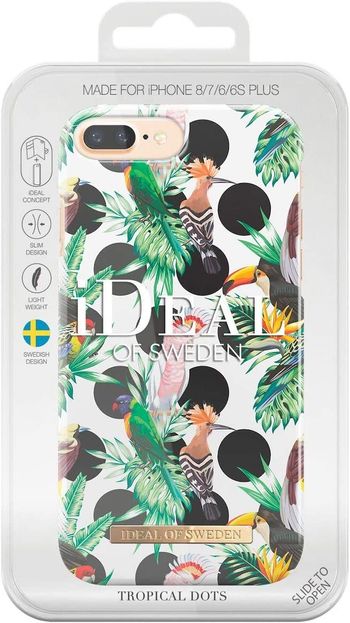 Ideal Of Sweden Spring Fashion Back Case For Apple Iphone 8/7/6/6S Plus - Tropical Dots - Multi Color /One Size