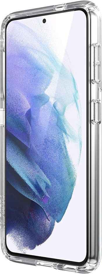 Speck Products Presidio Perfect Clear Samsung Galaxy S21 5G Case, Clear/Clear