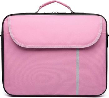 Laptop bag, Datazone shoulder bag 14.1 inch Pink with Kaspersky Internet Security 2 Devices With 1 Year License 2021 With English and Arabic Multi color.