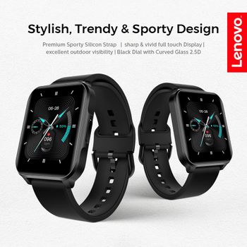 Lenovo Smartwatch S2 Pro (Black) Medium