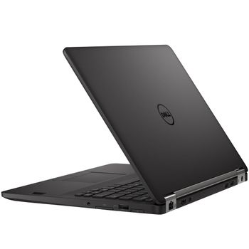 كمبيوتر محمول Dell Latitude e7470 سعة تخزين 256 جيجابايت SSD ذاكرة وصول عشوائي 8 جيجابايت Core i5-6300U من الجيل السادس شاشة FHD مقاس 14 بوصة ولوحة مفاتيح بإضاءة خلفية - أسود