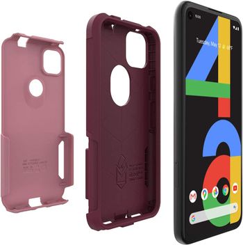 OtterBox Commuter Series Case for Google Pixel 4a ONLY, Not Compatible with 5G Cupids Way Pink