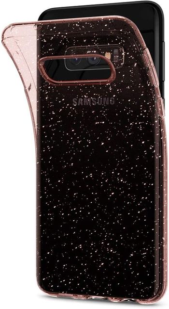 Spigen Liquid Crystal Glitter Designed For Samsung Galaxy S10E Case Rose Quartz