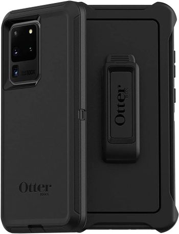 Otterbox Defender Series Screenless Edition Case For Galaxy S20 Ultra/Galaxy S20 Ultra 5G (Only - Not Compatible With Any Other Galaxy S20 Models) - Black