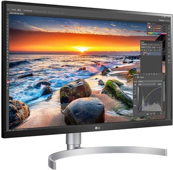 LG 27UL850-W 27 Inch UHD (3840 x 2160) IPS Display with VESA DisplayHDR 400 and USB Type-C Connectivity