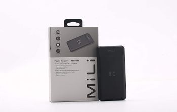 Mili HB-G40 Power Magic Plus Stylish, Compact Size Wireless Power Bank 4700mAh (White), HC-G20