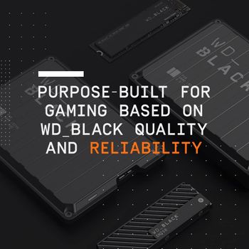 Wd_Black 500GB P50 Game Drive Portable External SSD-WDBA3S5000ABK-WESN