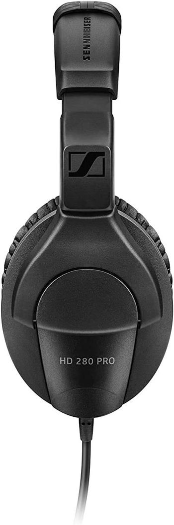 Sennheiser PRO HD 280 Circumaural Closed-Back Monitor Headphone, Black