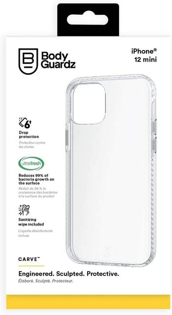 Carve, Clear, 2020 iPhone 5.4, SECURE iPhone 12 Mini Clear