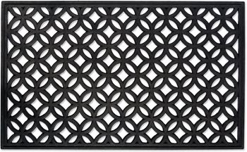 DII Rubber Doormats Collection All Weather, 18x30, Lattice