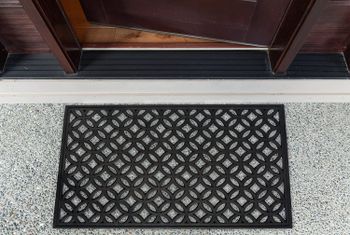 DII Rubber Doormats Collection All Weather, 18x30, Lattice