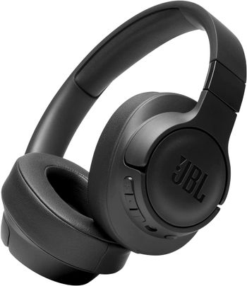 JBL Tune 710BT Wired and Wireless Over-Ear Headphones with Built-In Microphone, Multi-Point Connection and Hands-Free Controls, in Black,  JBLT710BTBLK