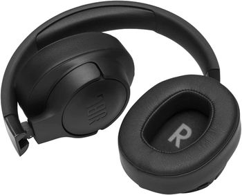 JBL Tune 710BT Wired and Wireless Over-Ear Headphones with Built-In Microphone, Multi-Point Connection and Hands-Free Controls, in Black,  JBLT710BTBLK