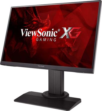 فيوسونيك Xg2405 شاشة 24 انش 1080P 1Ms 144Hz اي بي اس بدون إطار، اسود