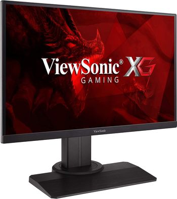 فيوسونيك Xg2405 شاشة 24 انش 1080P 1Ms 144Hz اي بي اس بدون إطار، اسود