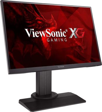 فيوسونيك Xg2405 شاشة 24 انش 1080P 1Ms 144Hz اي بي اس بدون إطار، اسود