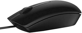 Dell MS116 - Mouse - Optical - 2 Buttons - Wired - USB - Black - Retail - for Inspiron 17R 57XX, 17R 7720, Latitude D630, Optiplex 50XX, 5250, 90XX, XPS One 27XX