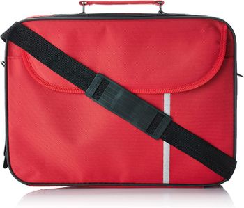 Laptop Bag, Datazone Shoulder Bag 15.6 Inch Red With Kaspersky Internet Security 2 Devices With 1 Year License 2021 With English And Arabic  .