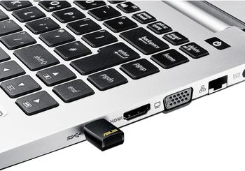 محول واي فاي مزدوج النطاق AC600، محول USB من اسوس AC51 - 90IG00I0-BM0G00