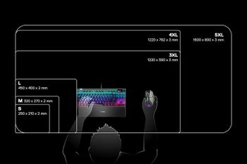 Steelseries Qck - Gaming Mouse Pad - 320Mm X 270Mm X 2Mm - Fabric - Rubber Base - Black ,63004,Medium Sized