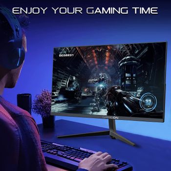 Gameon Go24Fhd75Va 24" Fhd, 75Hz 4Ms Flat Gaming Monitor 778970 Black