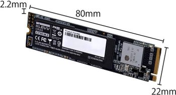 KLEVV CRAS C710 بسعة 512 جيجابايت M.2 NVMe PCIe Gen3x4 – سرعة تصل إلى 2050 ميجابايت/ثانية