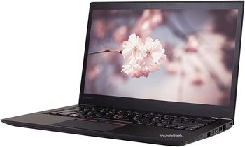 Lenovo ThinkPad T460S 14 inches Laptop, Core i5-6200U 2.3GHz, 8GB RAM, 256GB Solid State Drive, Windows 10 Pro - Black