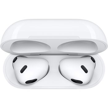 سماعات أذن Apple AirPods (الجيل الثالث) مع علبة شحن Magsafe (MME73LL/A) باللون الأبيض