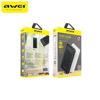 AWEI P5K 10000 mAh Power Bank (2 input/2 output) - White